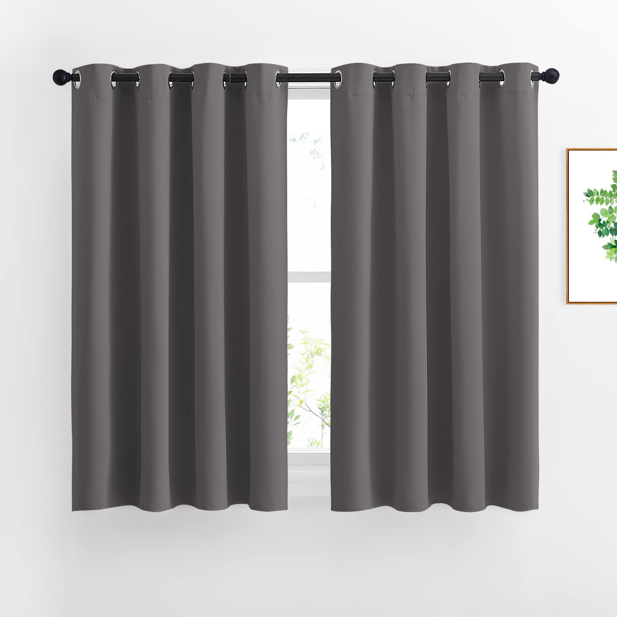 Algopix Similar Product 6 - NICETOWN Blackout Short Kitchen Window