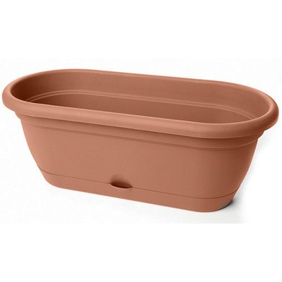 Algopix Similar Product 4 - Lucca Oval Window Box Color: Terra Cotta