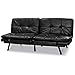 Algopix Similar Product 18 - Mainstay Memory Foam FutonBlack PU