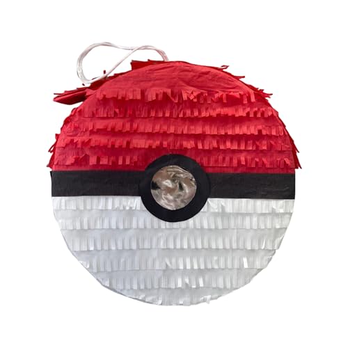 Algopix Similar Product 16 - APINATA4U Red and White Ball Pinata