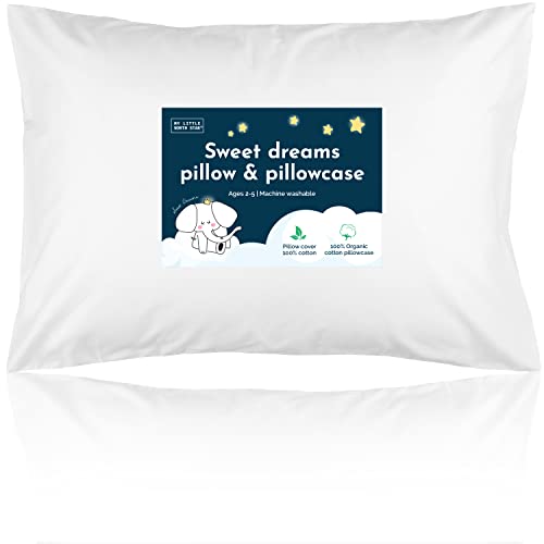 Algopix Similar Product 11 - Toddler Pillow with Pillowcase  13x18
