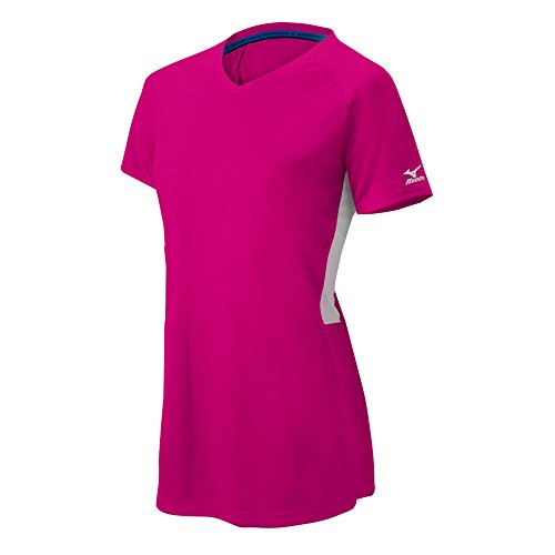 Algopix Similar Product 20 - Mizuno Girls Comp ShortSleeve VNeck