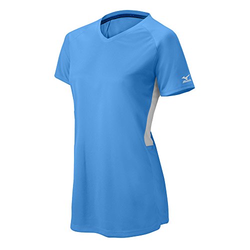 Algopix Similar Product 6 - Mizuno Girls Comp ShortSleeve VNeck