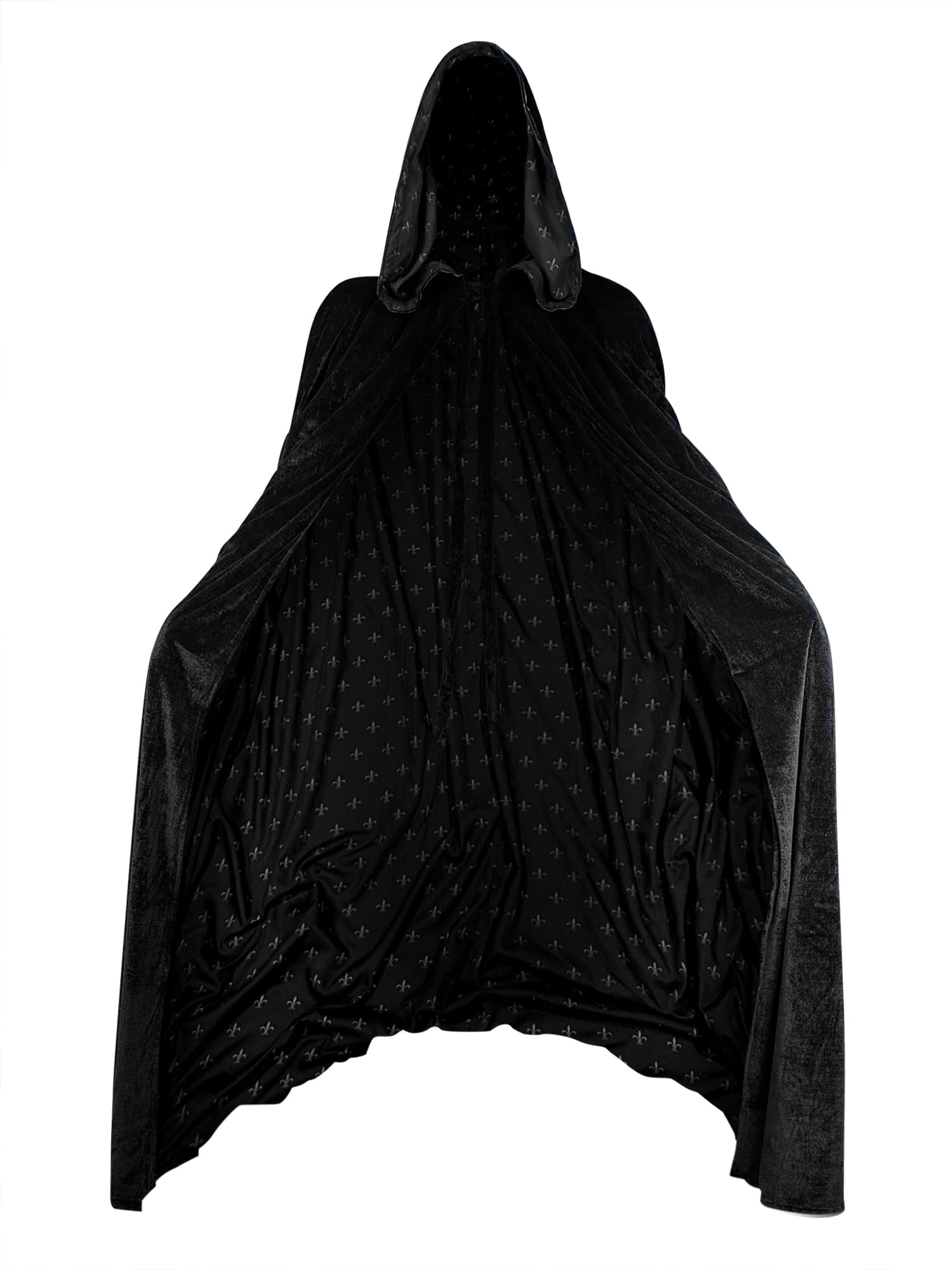 Algopix Similar Product 3 - Artemisia Designs Black Cloak with Hood