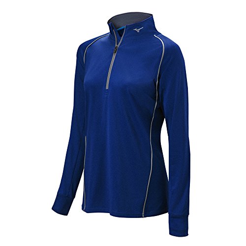 Algopix Similar Product 7 - Mizuno Girls Comp Half Zip Batting