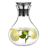Algopix Similar Product 15 - Ecooe Glass Fruit Water Pitcher