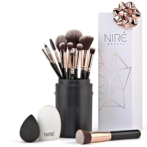 Algopix Similar Product 7 - NIR BEAUTY Pro 12Piece Makeup Brushes