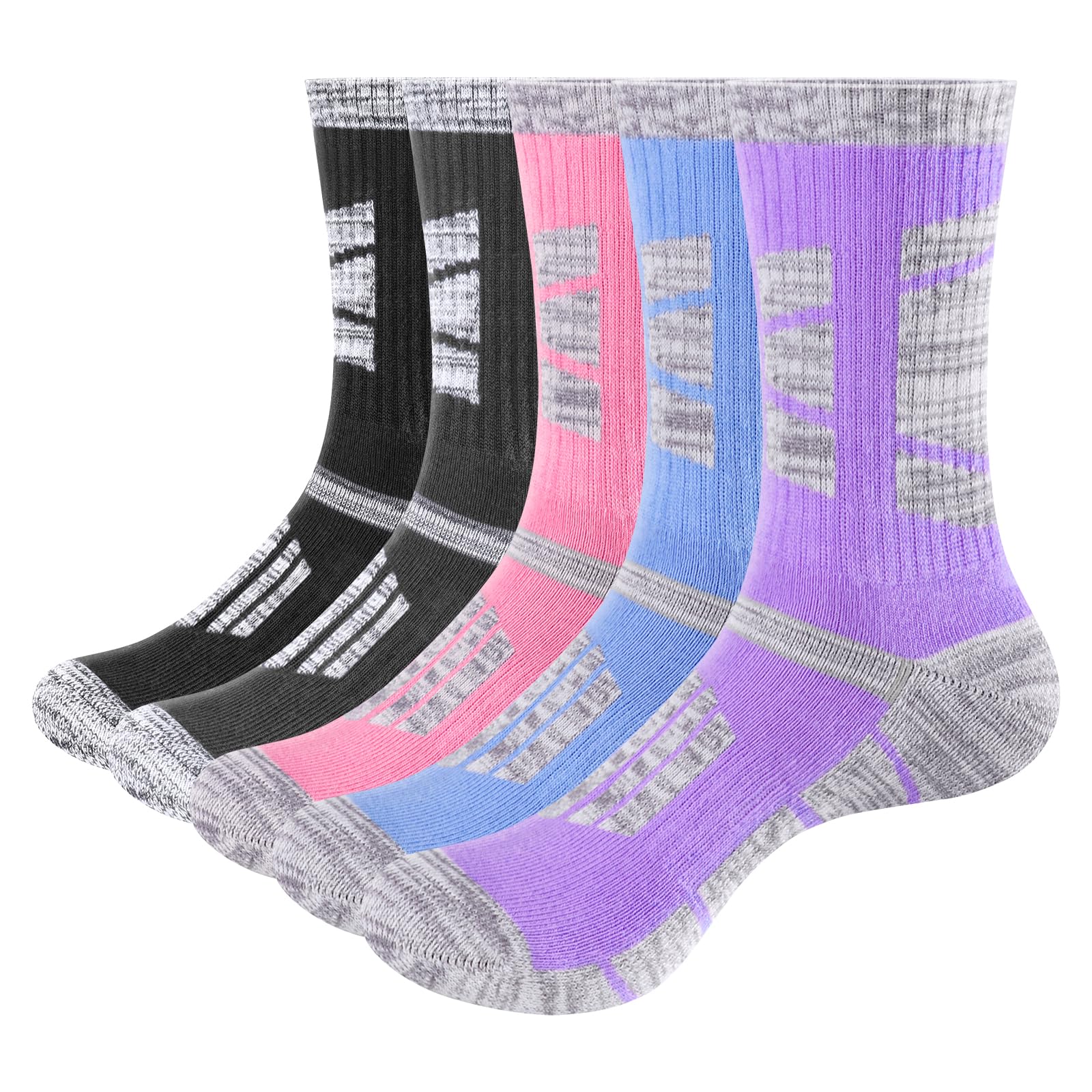 Algopix Similar Product 7 - YUEDGE 5 Packs Womens Antiskid Wicking