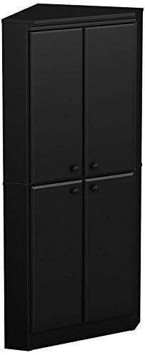 Algopix Similar Product 12 - South Shore Morgan 4-Door Corner Armoire