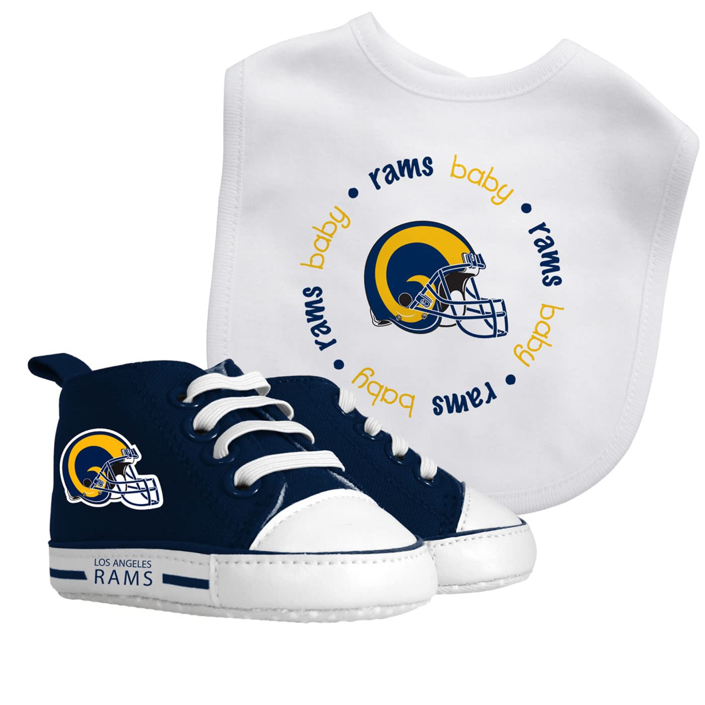 Algopix Similar Product 14 - Baby Fanatic Los Angeles Rams BibPre
