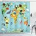 Algopix Similar Product 17 - Ambesonne Cartoon Shower Curtain