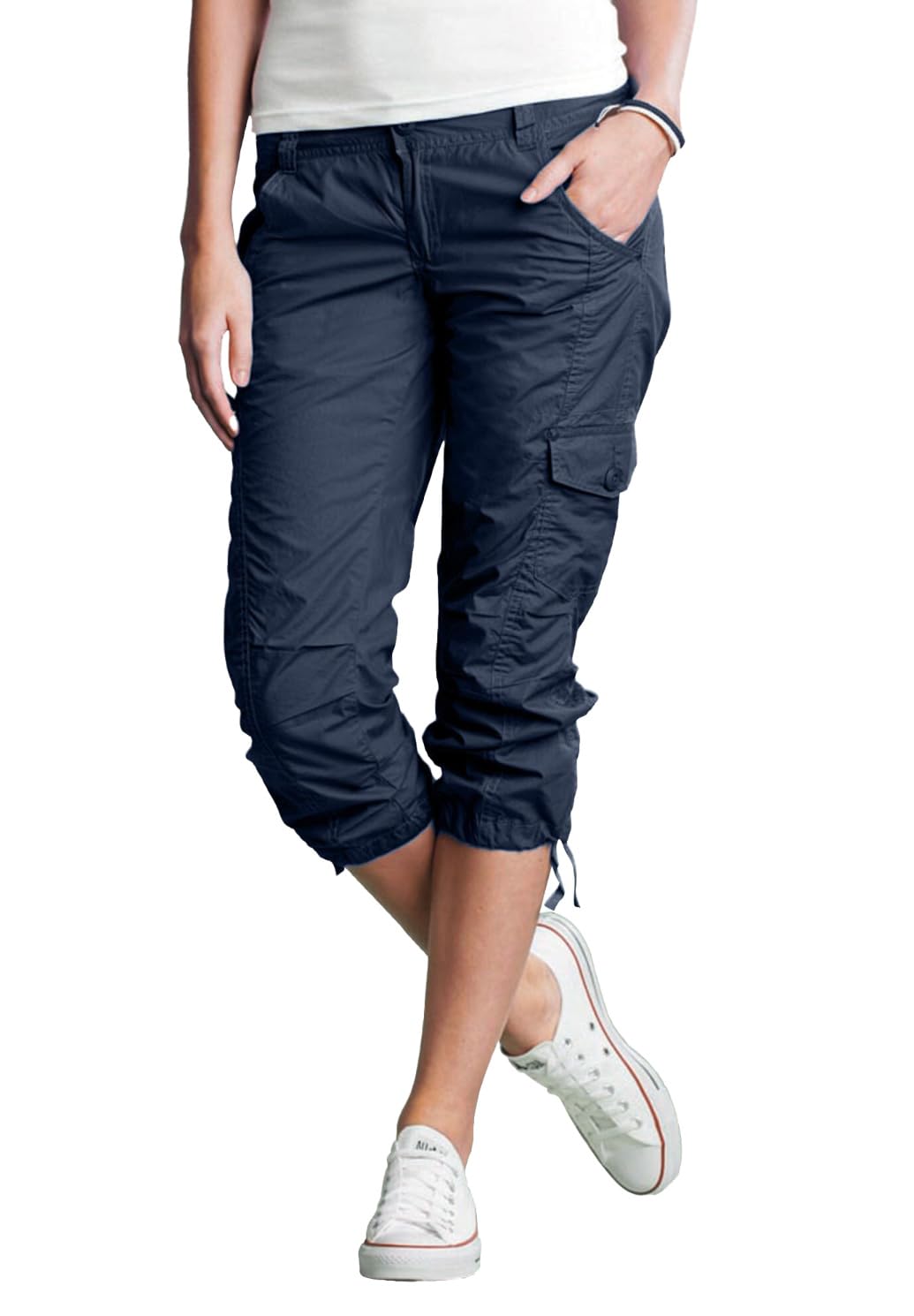 Algopix Similar Product 6 - ellos Womens Plus Size Stretch Cargo