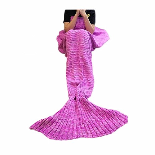 Algopix Similar Product 13 - FYHAP Mermaid Blanket Mermaid Tail