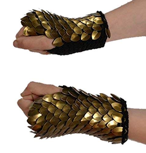 Algopix Similar Product 9 - Armor Gauntlets in knitted Dragonhide