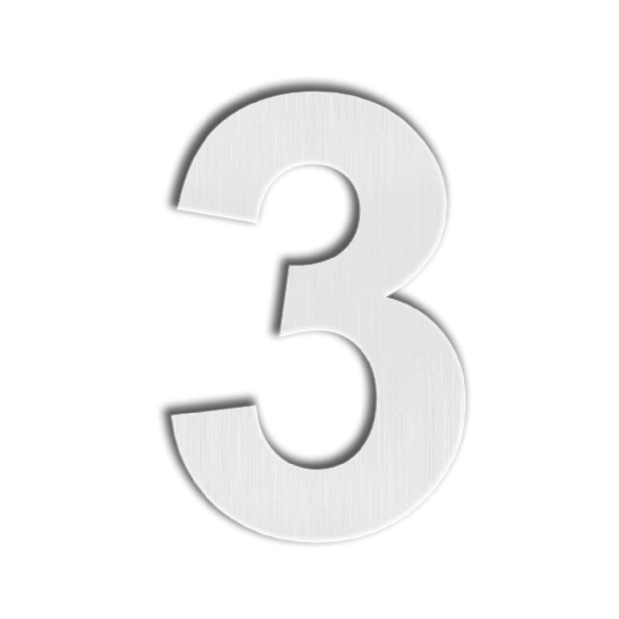 Algopix Similar Product 12 - QT Modern House Number EXTRA LARGE 10