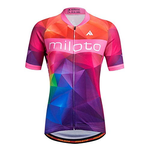Algopix Similar Product 17 - Womens Cycling Jersey Girl Short Sleeve