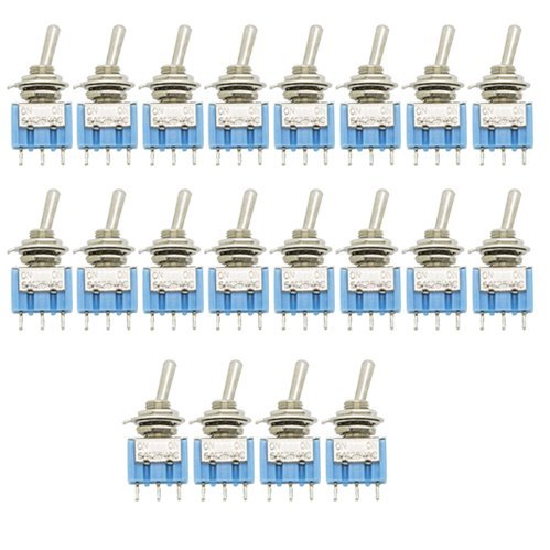 Algopix Similar Product 4 - gadgeter 20 Pcs 125VAC 6A Amps OnOn 2