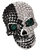 Algopix Similar Product 20 - YACQ Womens Skull Pin Brooch Moving