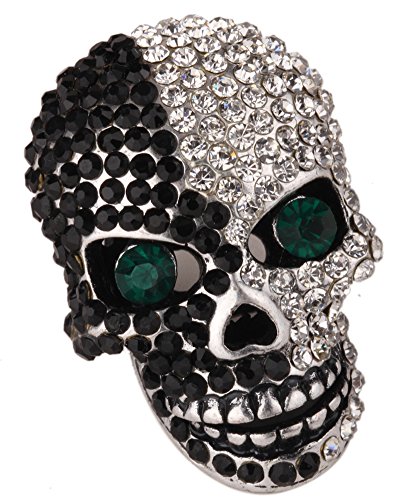 Algopix Similar Product 5 - YACQ Womens Skull Pin Brooch  Moving