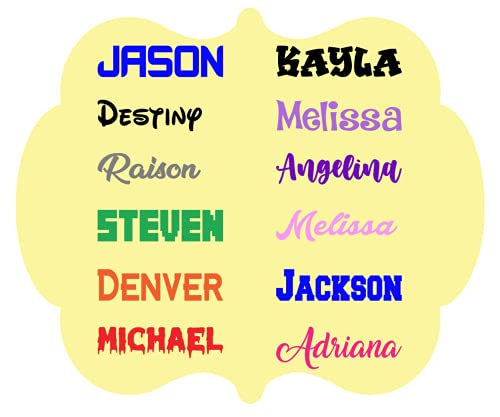 Algopix Similar Product 9 - Name or Word Decal Sticker for
