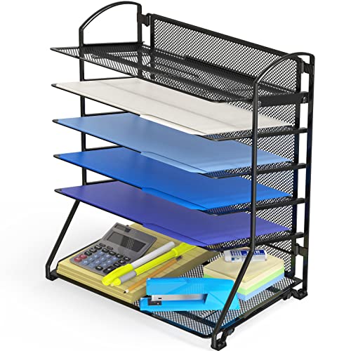 Algopix Similar Product 14 - Simple Houseware 6Tier Sliding File