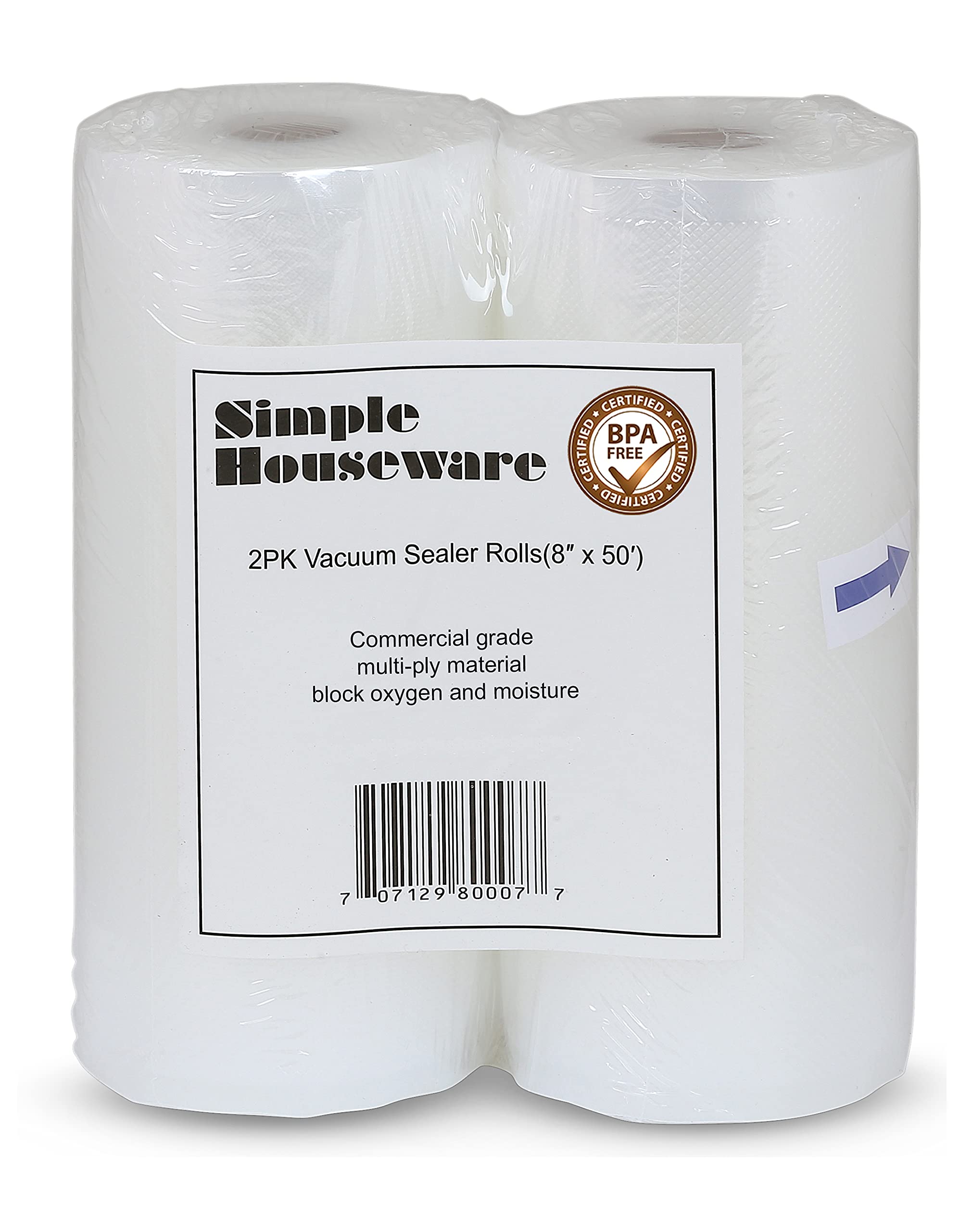 Algopix Similar Product 4 - Simple Houseware Vacuum Sealer Bags 8
