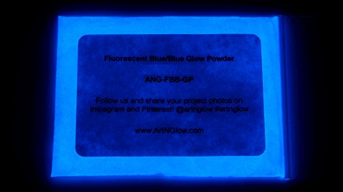 Algopix Similar Product 20 - Fluorescent Blue Glow In The Dark