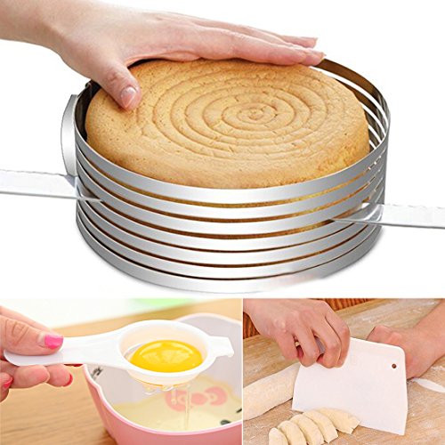 Algopix Similar Product 14 - Layered Slicer Cake Ring Set Ankoow