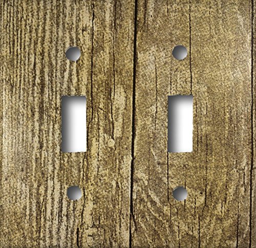 Algopix Similar Product 3 - Barn Wood Design Double Toggle Light