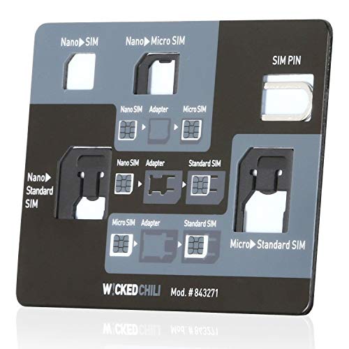 Algopix Similar Product 2 - Wicked Chili Sim Adapter Travel Tool