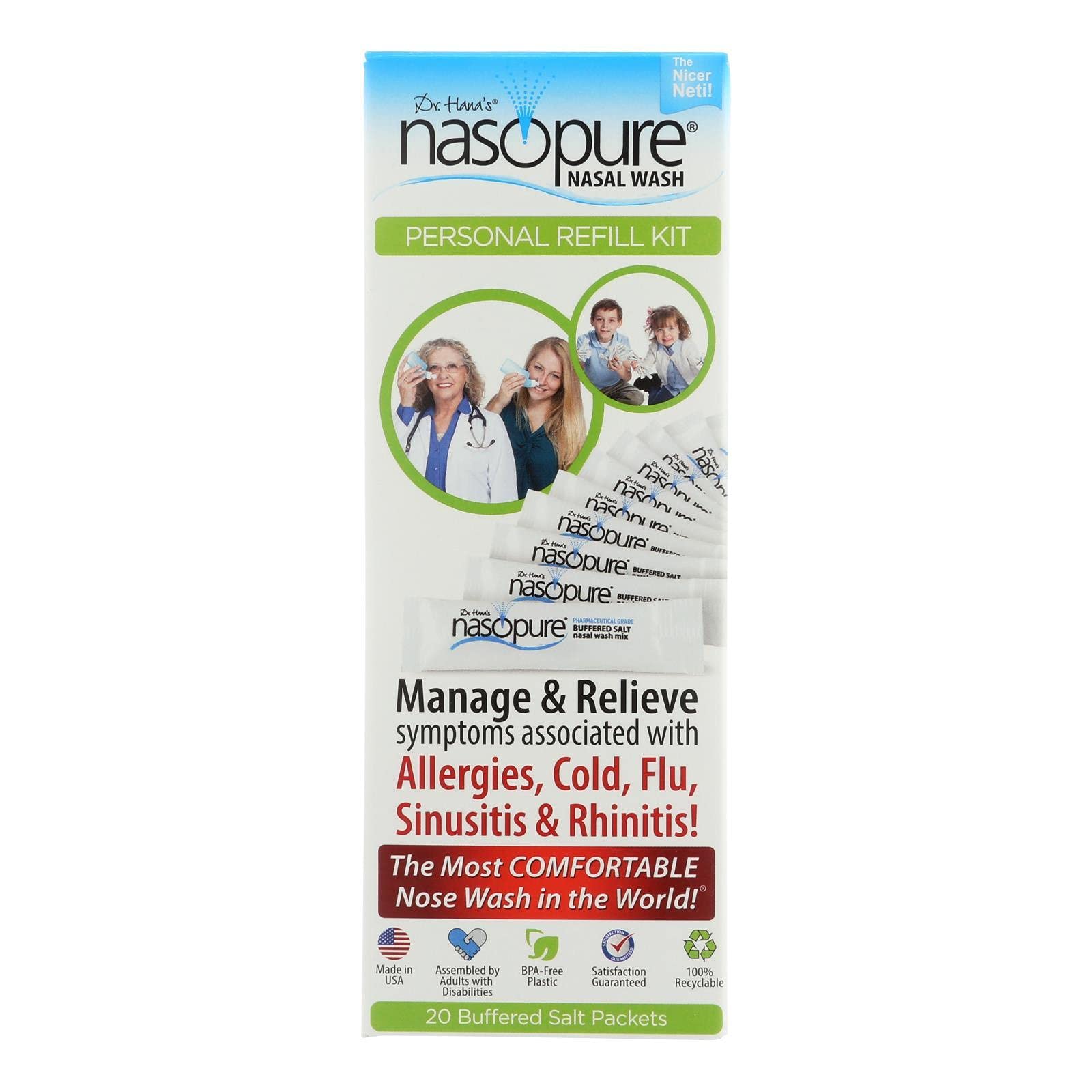 Algopix Similar Product 10 - Nasopure Nasal Wash Personal Refill