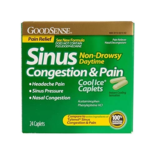 Algopix Similar Product 17 - Goodsense Sinus Congestion  Pain