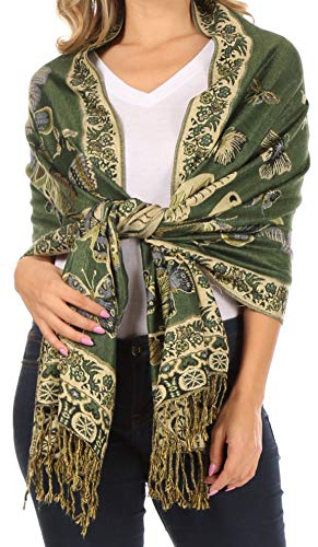 Algopix Similar Product 10 - Sakkas Liua Long Wide Woven Patterned