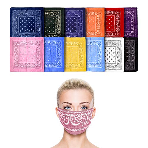 Algopix Similar Product 11 - Fun Central 12 Pack Cloth Bandana 