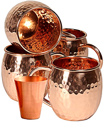 Algopix Similar Product 14 - Solid Copper Moscow Mule Copper Mugs