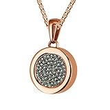 Algopix Similar Product 18 - Quiges Rose Gold Stainless Steel 12mm