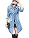Algopix Similar Product 4 - Tanming Womens Casual Lapel Slim Long