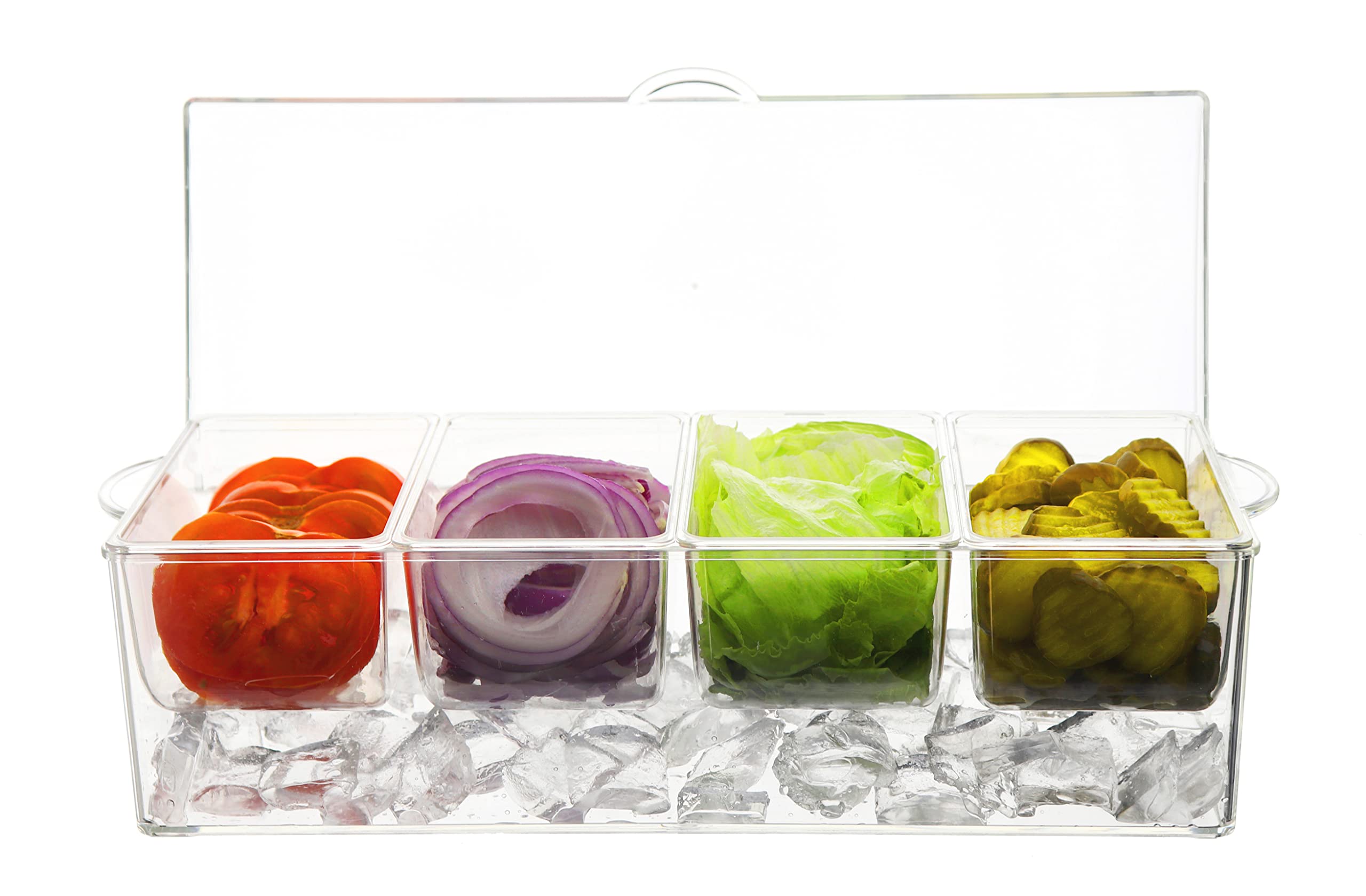 Algopix Similar Product 5 - Oaklyn Large Clear Condiment Server