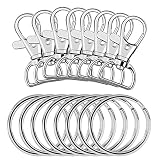 Algopix Similar Product 16 - Paxcoo 100 Pcs Metal Swivel Lanyard