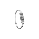 Algopix Similar Product 12 - Fitbit Flex 2 Accessory Bangle Silver