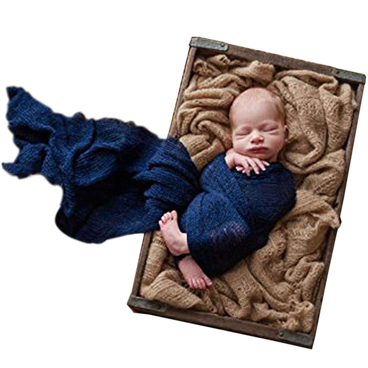 Algopix Similar Product 3 - Sunmig Newborn Baby Stretch Wrap Photo