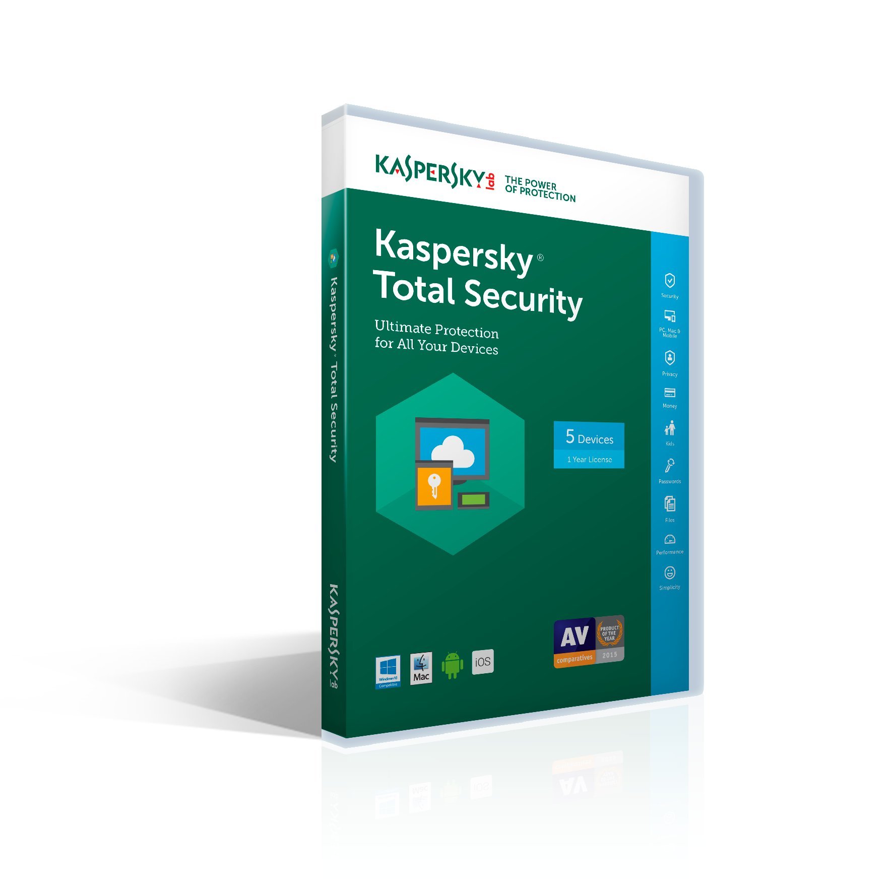 Algopix Similar Product 19 - Kaspersky Lab 2017 Total Security 5