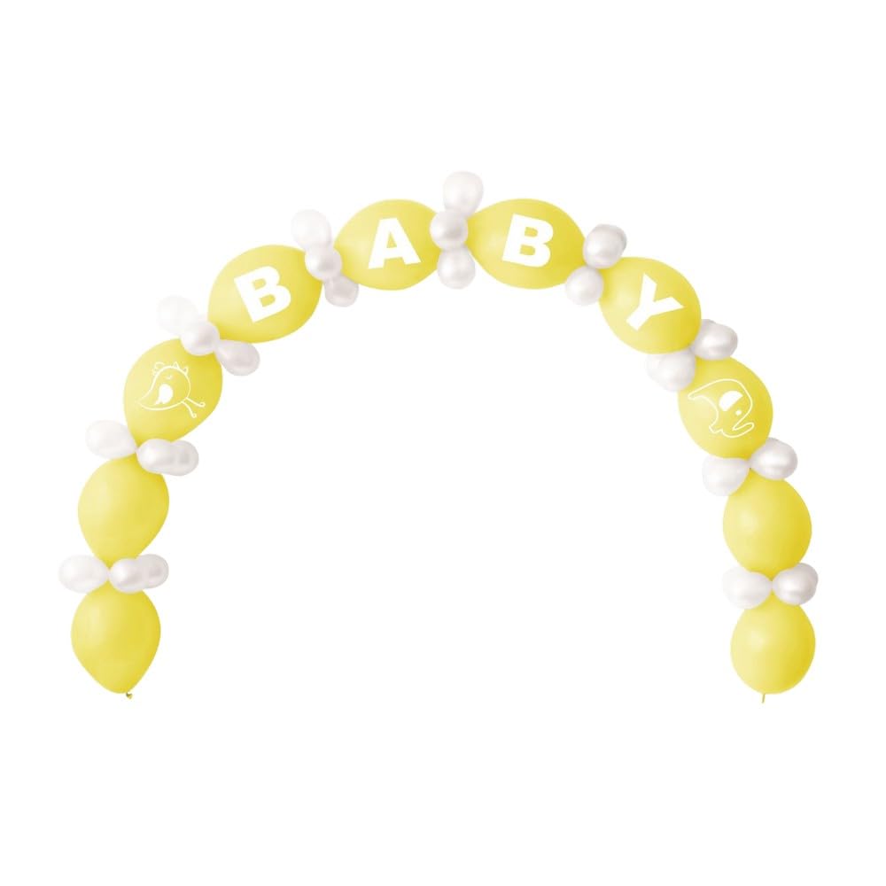 Algopix Similar Product 19 - ITI Baby Shower Balloon Kit - Yellow