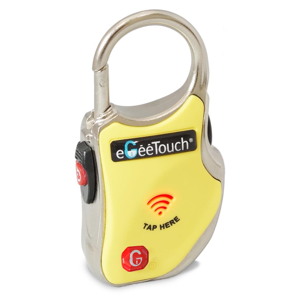 Algopix Similar Product 6 - eGeeTouch Smart Travel Padlock with