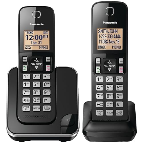 Algopix Similar Product 16 - Panasonic Cordless Phone 2 Handsets