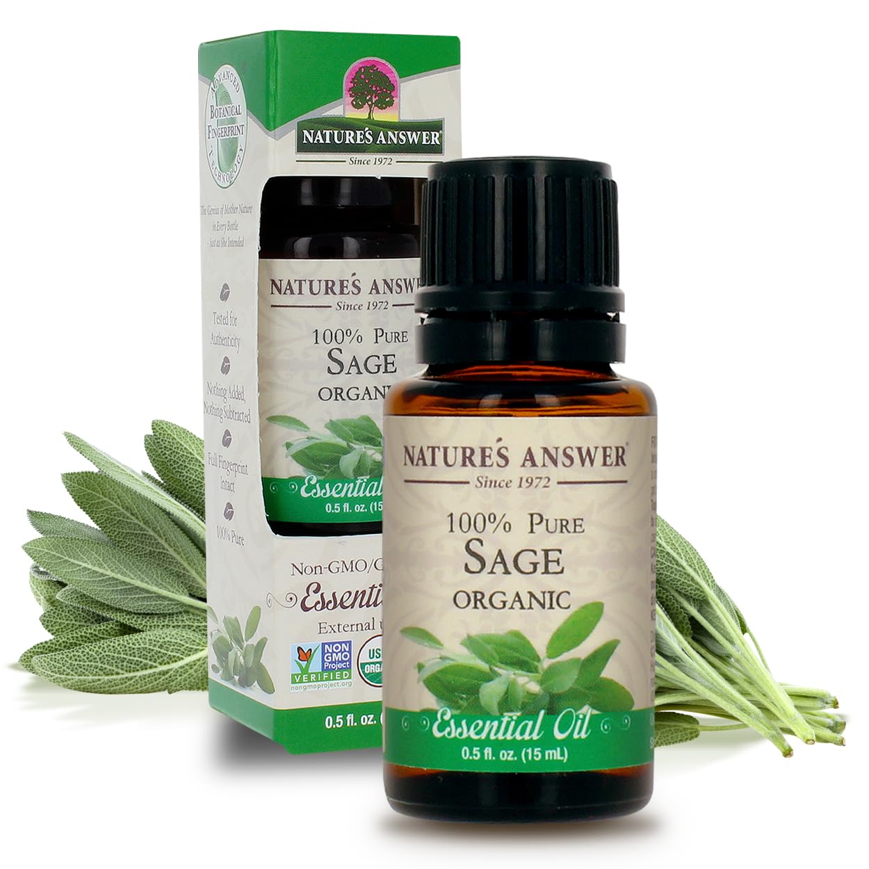 Algopix Similar Product 15 - Natures Answer USDA Organic Sage