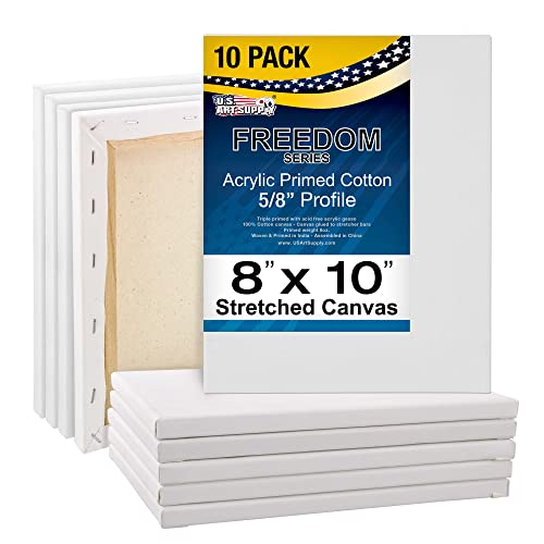 Algopix Similar Product 5 - US Art Supply 8 x 10 inch Stretched