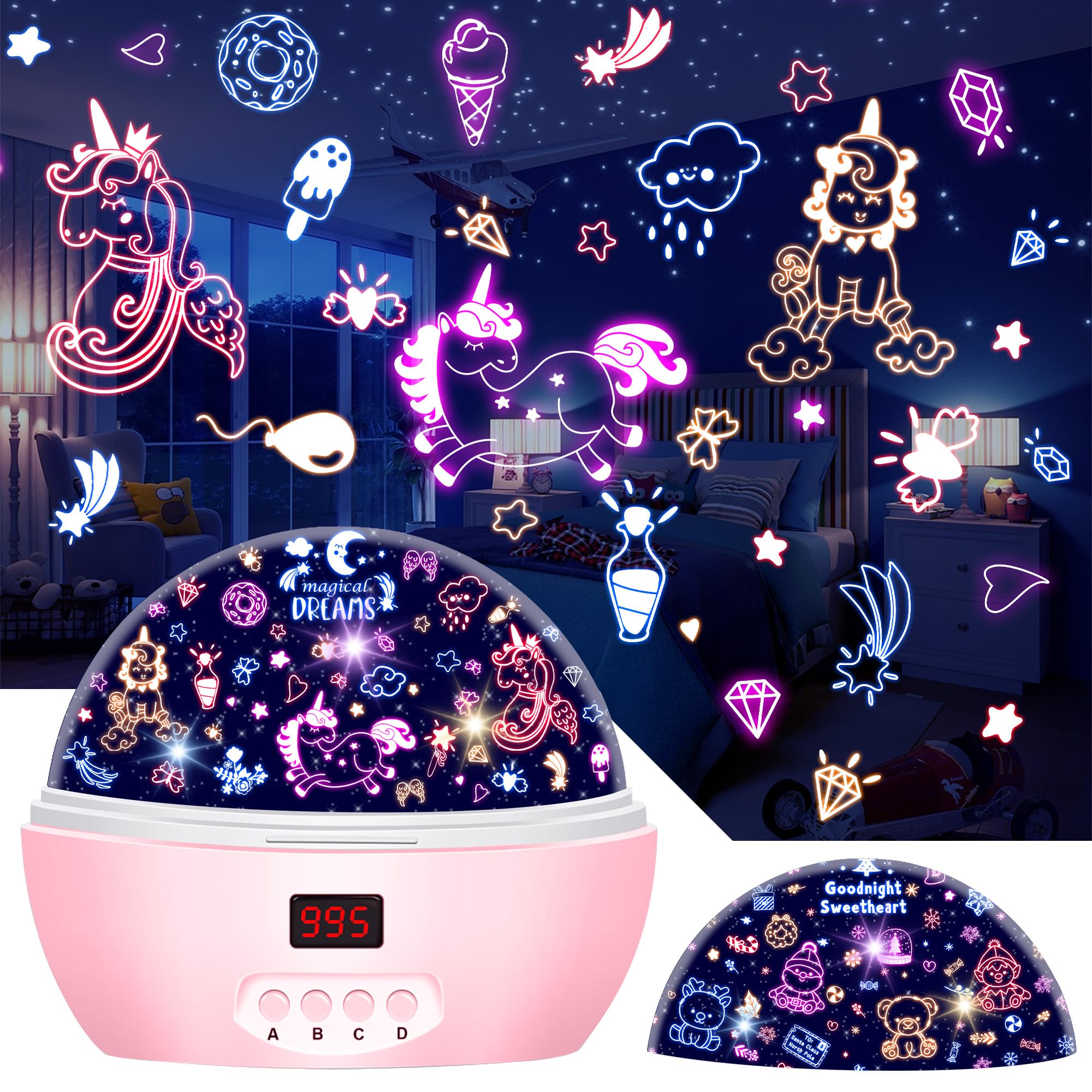 Algopix Similar Product 11 - MOKOQI Night Light with Music  Timer