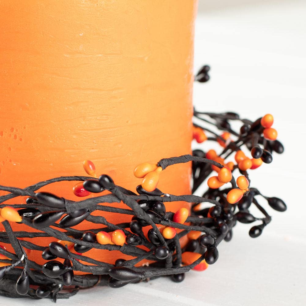 Algopix Similar Product 20 - Artificial Black and Orange Pip Berry