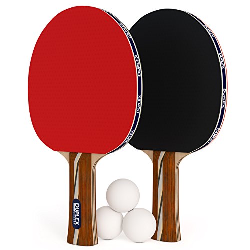 Algopix Similar Product 3 - Duplex 6 Star Ping Pong Paddle Set of 2